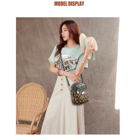 Thời Trang Hợp Thời Trang Nhiều Lớp Túi Nữ Nữ Phù Hợp Với Túi Đeo Vai Dung Tích Lớn Mới Influencer mini Túi Điện Thoại Di Động Nữ Đa Năng Ví Đựng Tiền Xu Đơn Giản S