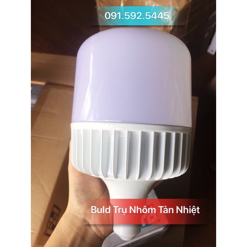 Bóng Đèn Led Tròn Buld Trụ E27 Đế Nhôm Tản Nhiệt Cao Cấp (50w, 40W, 30w, 20w) Siêu Sáng. Bảo Hành 2 năm