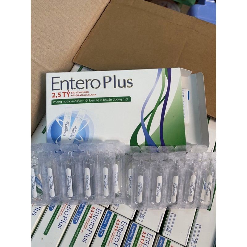 MEN VI SINH ENTERO PLUS - GIÚP CÂN BẰNG HỆ VI SINH ĐƯỜNG RUỘT PHÒNG NGỪA RỐI LOẠN TIÊU HÓA - HỘP 20 ỐNG