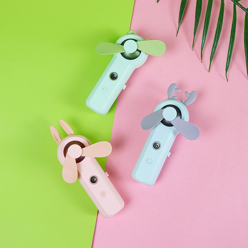 [2 IN 1] Quạt Phun Sương Mini Cầm Tay Mùa Hè Siêu Bền Đẹp - Moncase