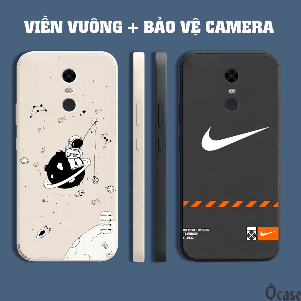 Ốp lưng Xiaomi Redmi 5 Plus in hình Nasa vũ trụ cạnh viền vuông có bảo vệ camera