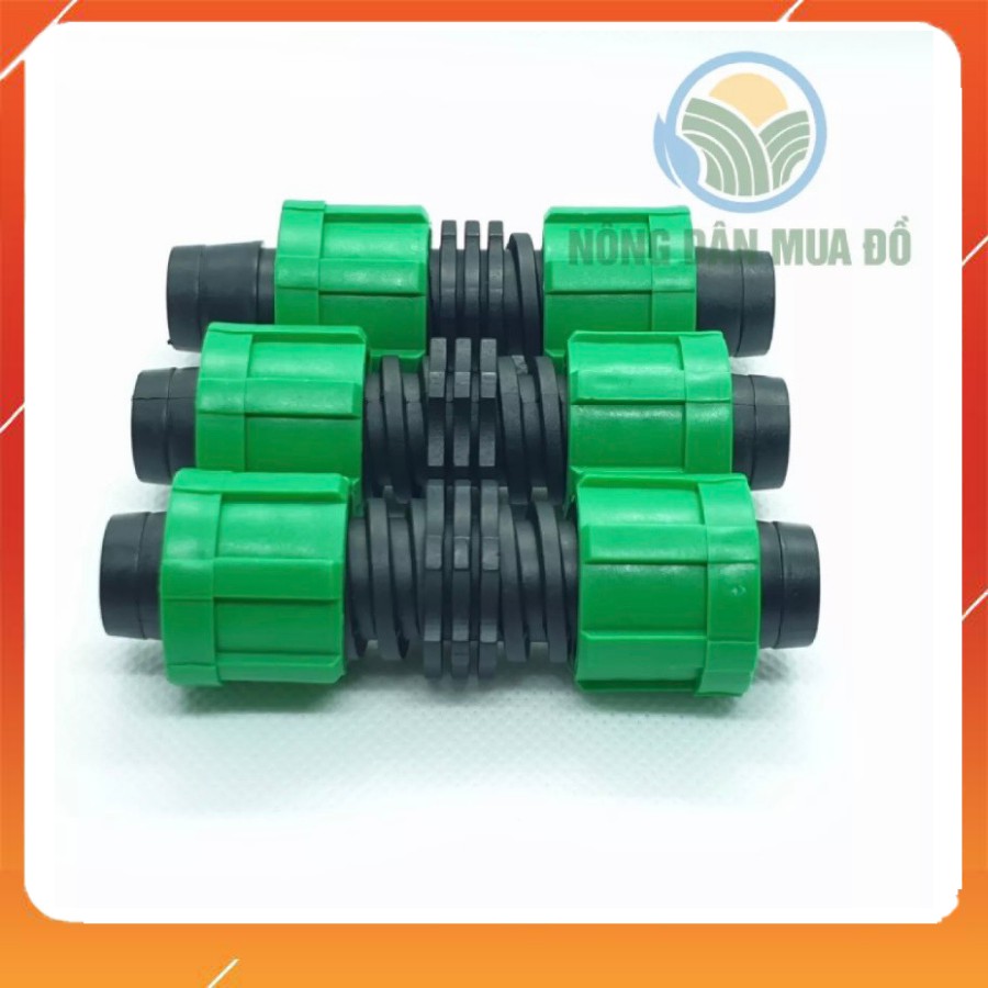 Nối nhỏ giọt vặn ống 16mm - Kết nối dây nhỏ giọt 16mm khớp nối ren vặn
