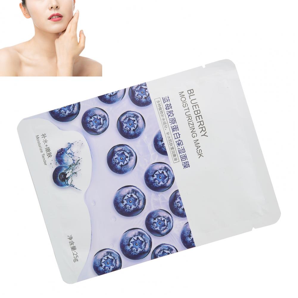 Mặt Nạ Collagen Việt Quất Dưỡng Ẩm Chăm Sóc Da Mặt 25g Mùa Thu063