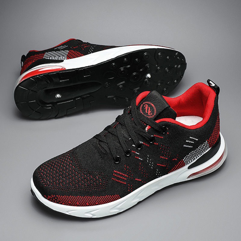 (Có 2 Màu) Giày sneaker nam đế đệm khí kẻ chấm bi siêu chất