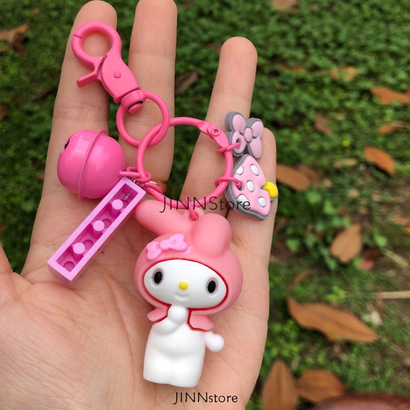 SANRIO 1 móc khóa hình nhân vật hoạt hình Kuromi Melody đáng yêu