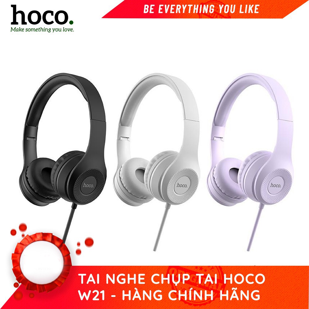 [Mã ELHACE giảm 4% đơn 300K] Tai Nghe Chụp Tai HOCO W21 Cao Cấp Hàng Chính Hãng