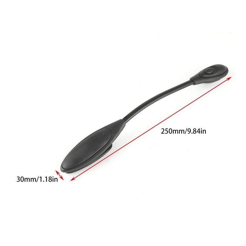 Đèn LED dạng kẹp linh hoạt dùng cho đọc sách/làm việc trên laptop