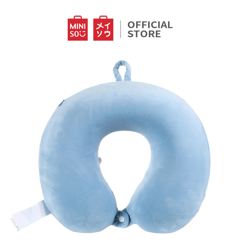 [Mã LIFEHL9 giảm 8% tối đa 100K đơn 250K] Gối chữ U cao cấp Miniso nâng đỡ cổ khi đi xe nhiều màu sắc