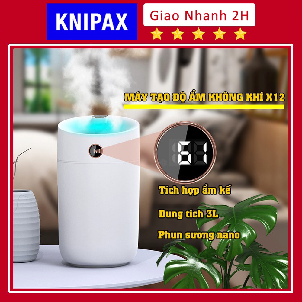 Máy Phun Sương Humidifier dung tích 3 lít công suất 180ml/h - X12