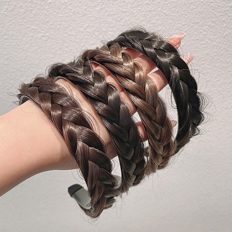 Cài Tóc Giả Thắt Bím Thời Trang Hàn Quốc