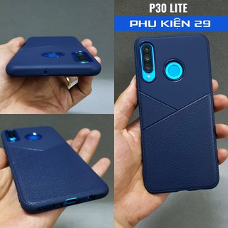 [Huawei P30 Lite] Ốp lưng vân giả da cao cấp Wisdom