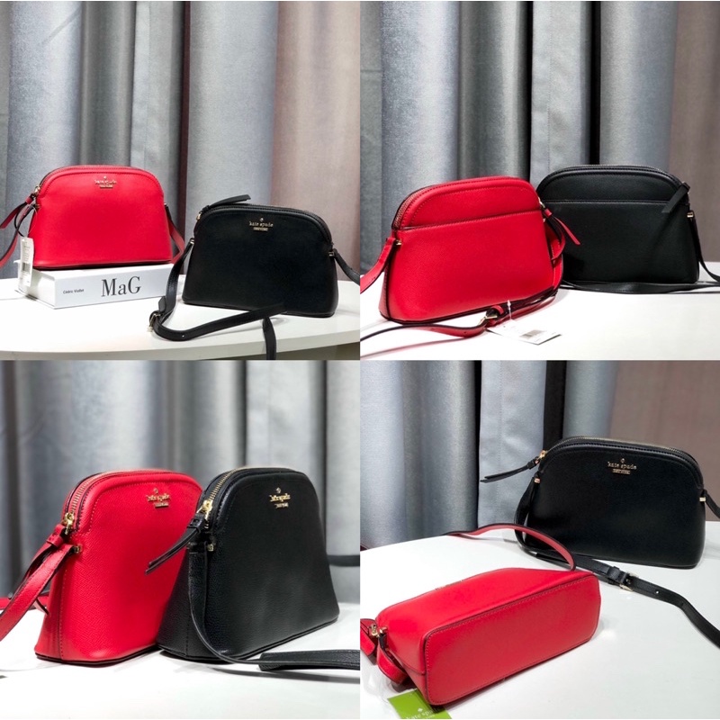 - Túi hến Katie Spade Peggy Patterson Drive Leather Crossbody Bag-đỏ lỗi như ảnh