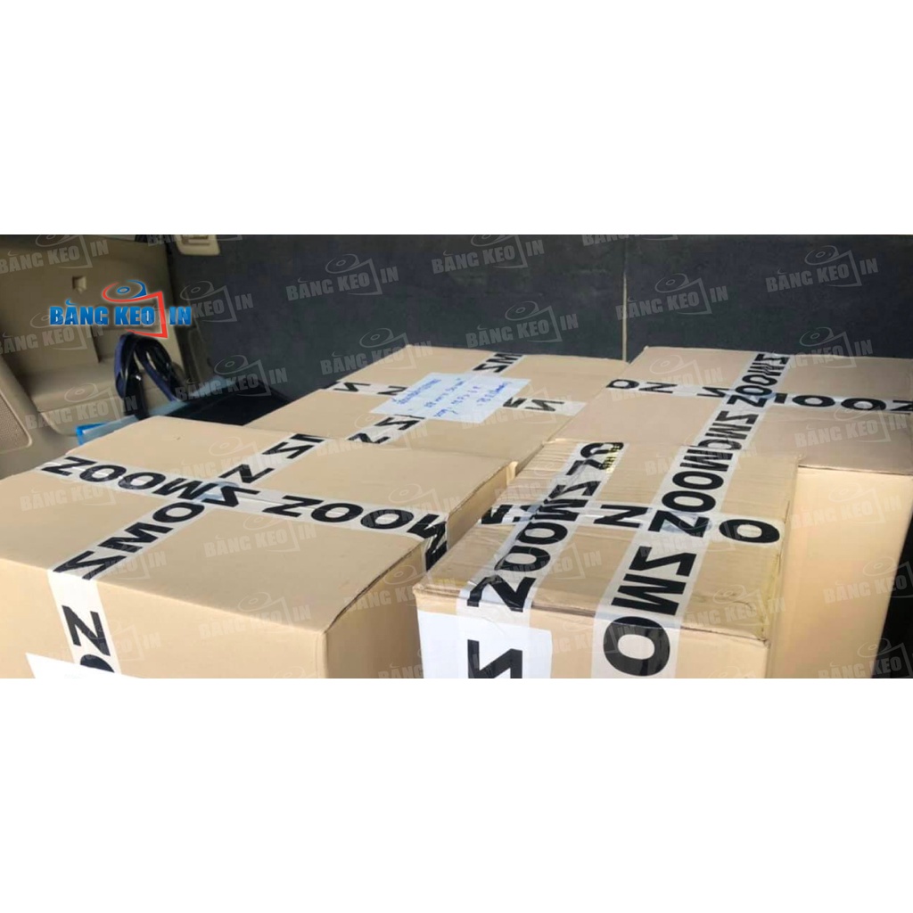 Băng keo dán thùng in chữ, in logo theo yêu cầu GIÁ TỐT