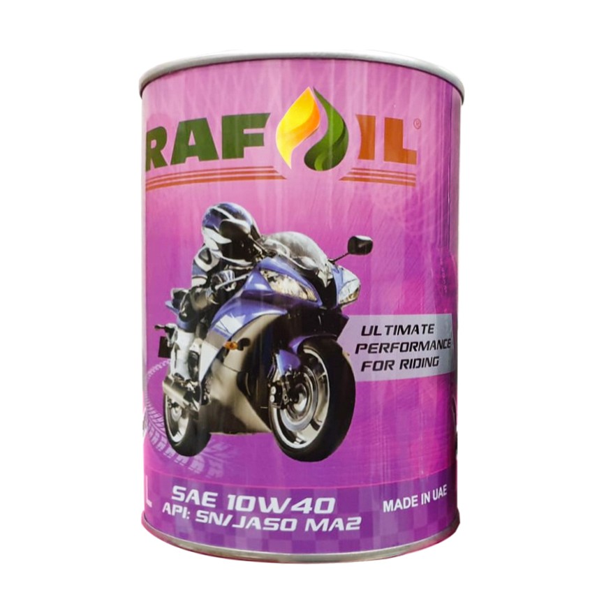 NHỚT RAFOIL RACING 10W-40 RAF EXE 4T 0.8Lit - Made in UAE (Dubai)