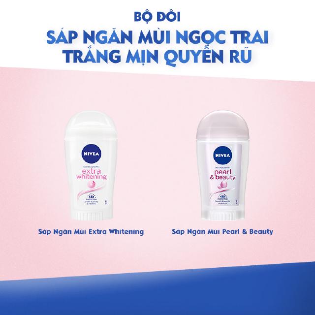 Sáp Ngăn Mùi Nivea Pearl & Beauty 40ml