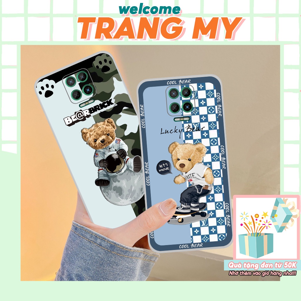 Ốp lưng Vsmart ARIS/ ARIS PRO bear brick, gấu cool bear thời trang cao cấp, ốp lưng dẻo RẺ BỀN ĐẸP