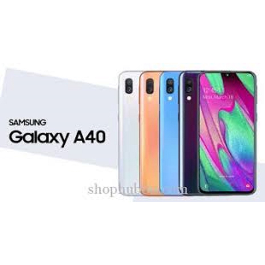 Điện thoại Samsung Galaxy A40 2sim 4/64GB, Máy Chính Hãng, Chiến Free/PUBG/Liên Quân Chất - GGS 05