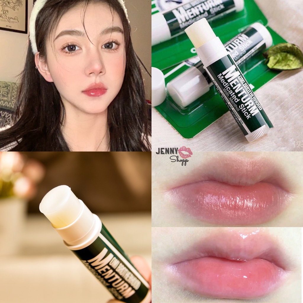 Son Dưỡng Môi Omi Brotherhood Menturm Medicated Lip Balm Stick