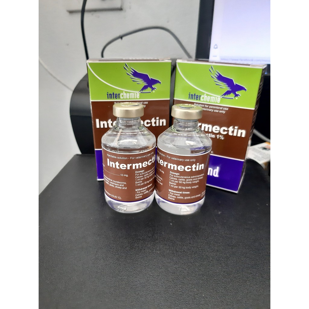 Intermectin chai 50ml- Hà Lan- Chuyên xổ k.í s.inh tr.ùng, gi.un sá.n