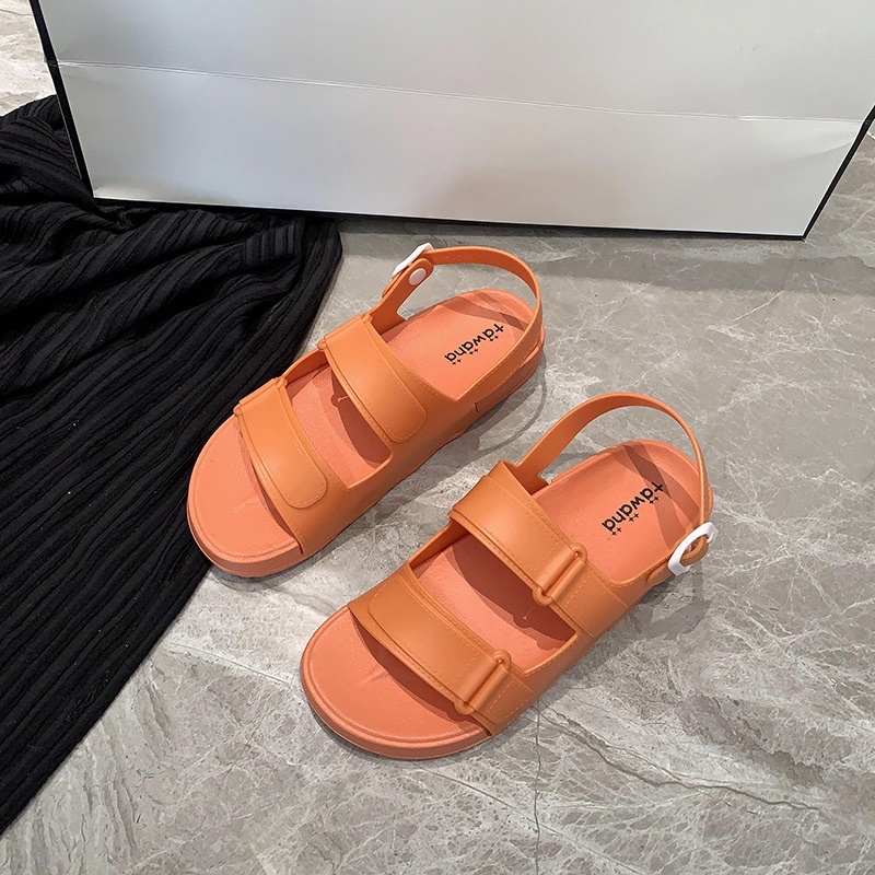 Sandal nữ đi học đế cao 3 phân ulzzang đẹp HAVAVA SD001