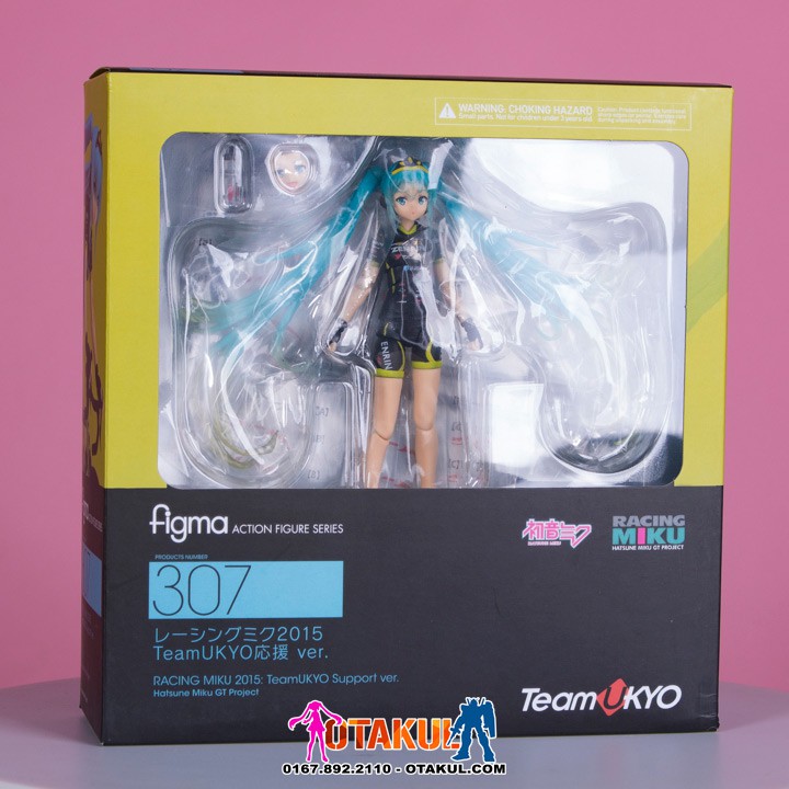 Mô Hình Figma 307 Racing Miku 2015: Teamukyo Support Ver. - Cử Động Được