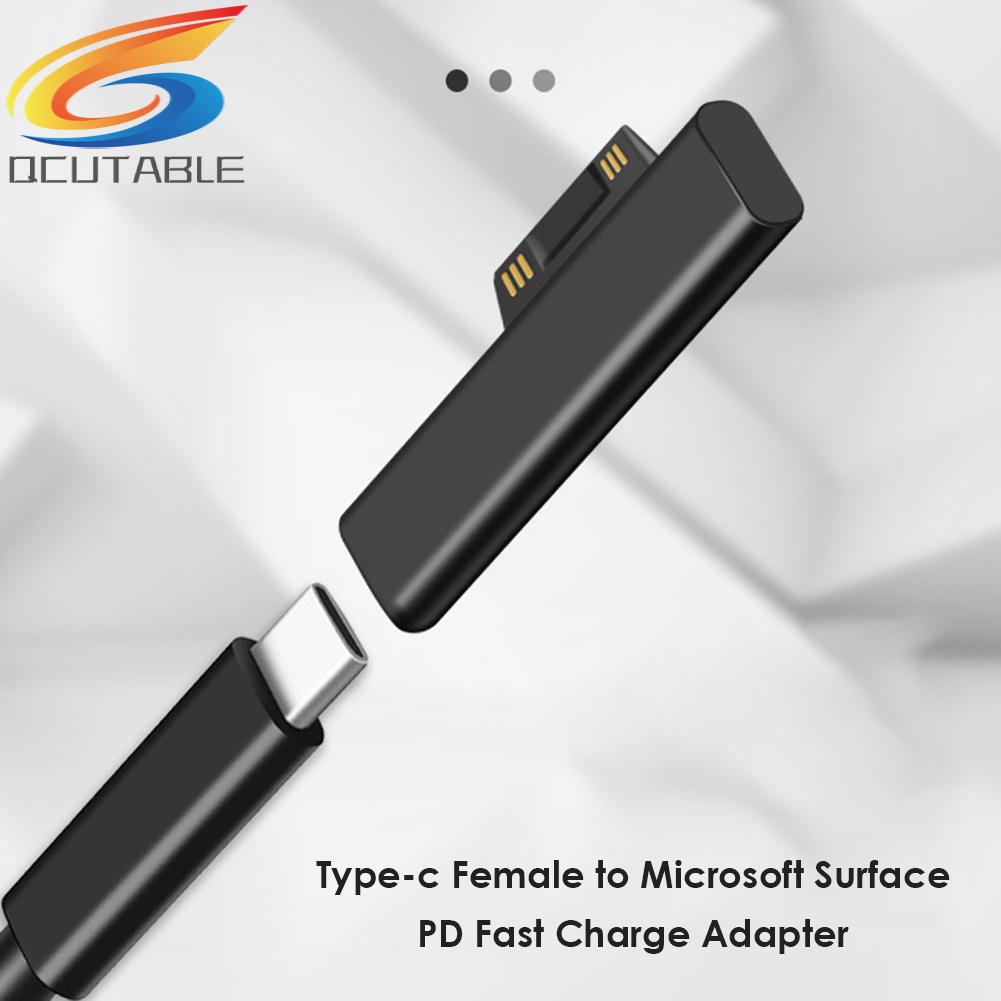 Bộ chuyển đổi sạc nhanh USB C Female PD cho Microsoft Surface