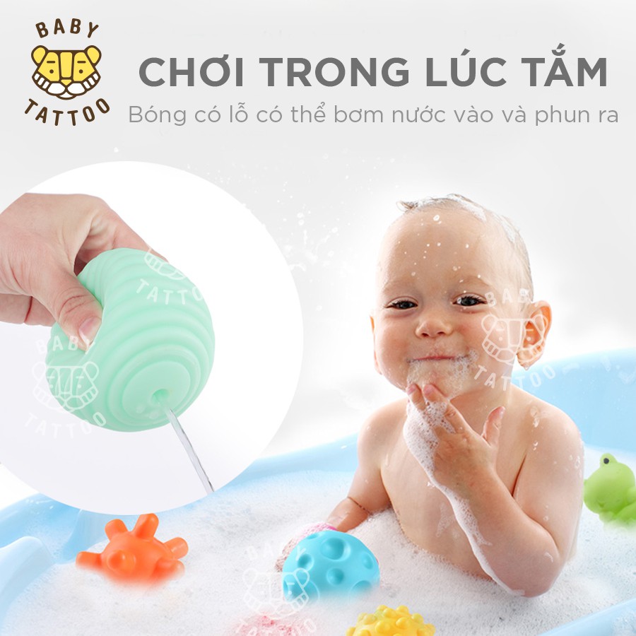 Đồ Chơi Bóng Cầm Tay Cao Su Giúp Trao Dồi Khả Năng Khám Phá, Đồng Hành Cùng Bé Trong Quá Trình Phát Triển BABY TATTOO