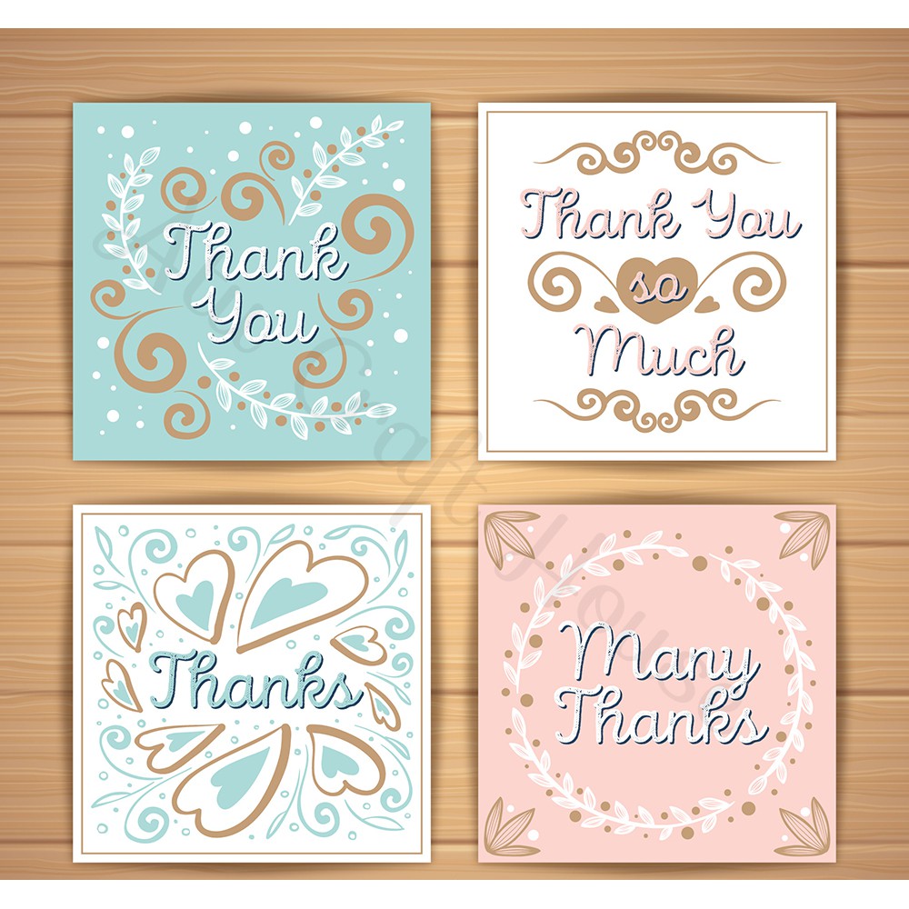Thiệp Cảm Ơn - Thiệp Tri Ân Tặng Khách Hàng - Thanks Card
