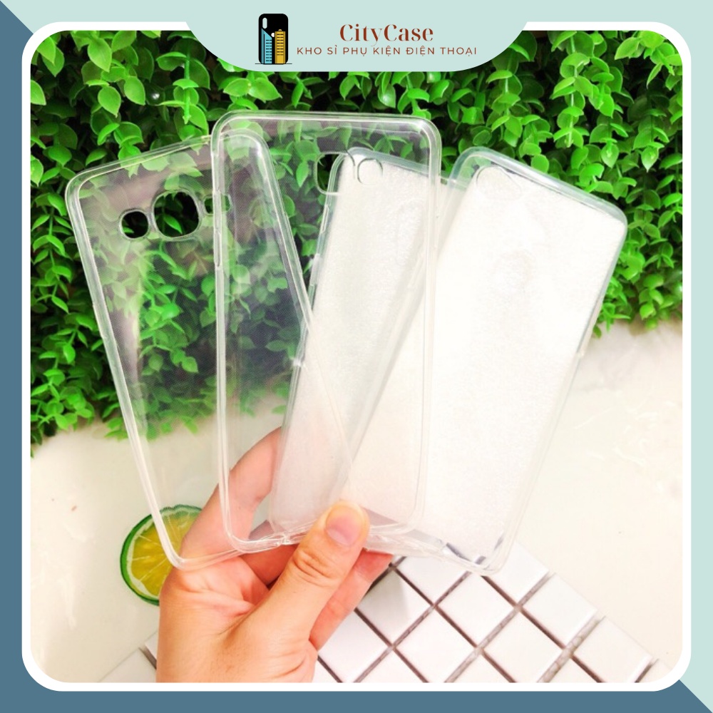 Ốp lưng Silicon dẻo trong suốt cho Iphone Samsung Oppo đơn giản tinh tế - CITYCASE