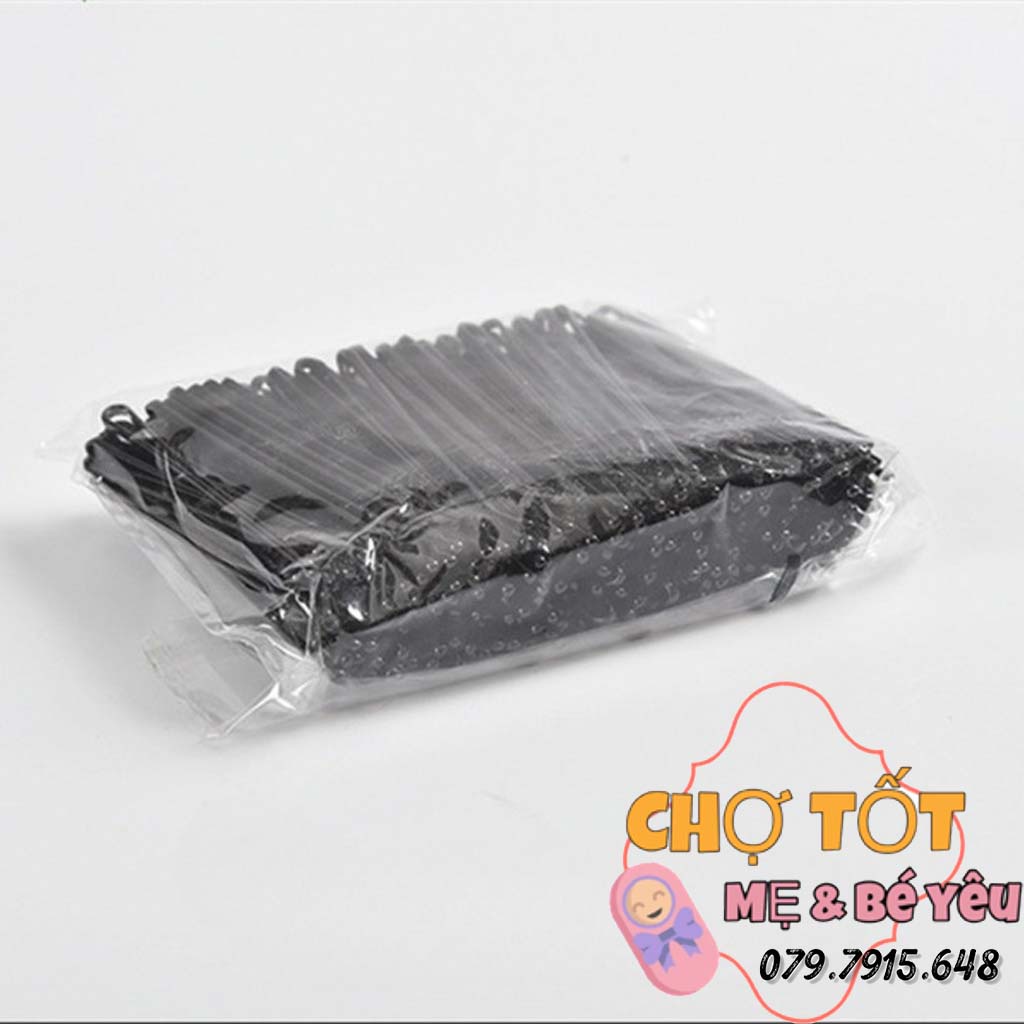 Kẹp tóc đen, kẹp tăm xỉa màu đen bịch 50 cái, kẹp ghim tóc