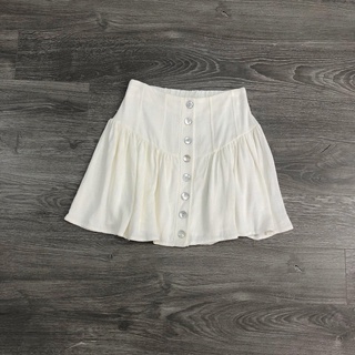 Chân váy linen xoè 2 lớp