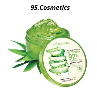 Gel Nha Đam Lô Hội Nature Republic 92% - Chính hãng 100% Hàn Quốc Làm Dịu, Dưỡng Ẩm Da