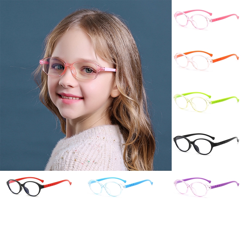 Mắt Kính Chống Bức Xạ Thời Trang Phong Cách Hàn Quốc Nhiều Màu Tùy Chọn Cho Bé