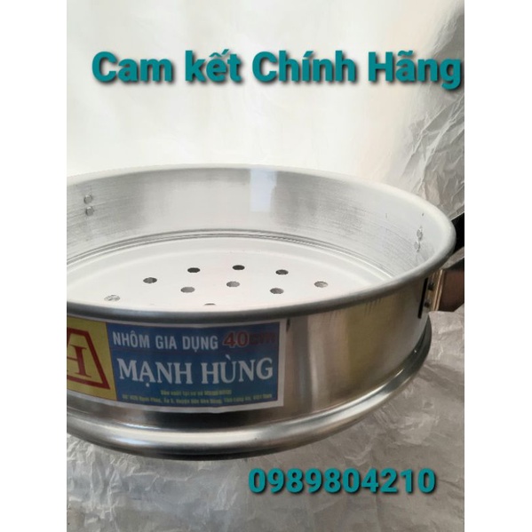 (Chính Hãng)Bộ xửng hấp nhôm Mạnh Hùng size 40, 42 ,bộ xửng hấp đun bếp từ ,ngăn ,đáy ,nắp xửng 40,42 bán rời tùy chọn