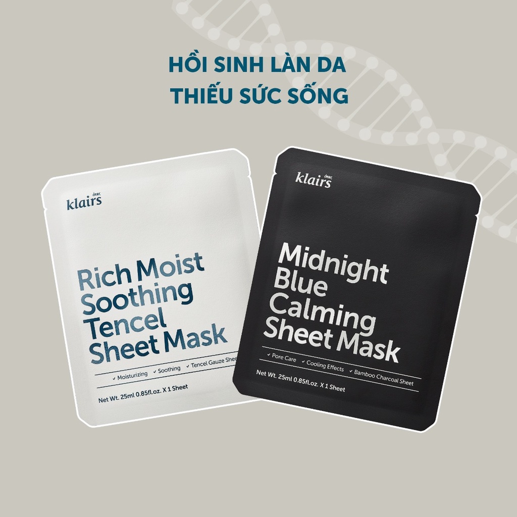 Mặt Nạ Dưỡng Da Klairs Sheet Mask