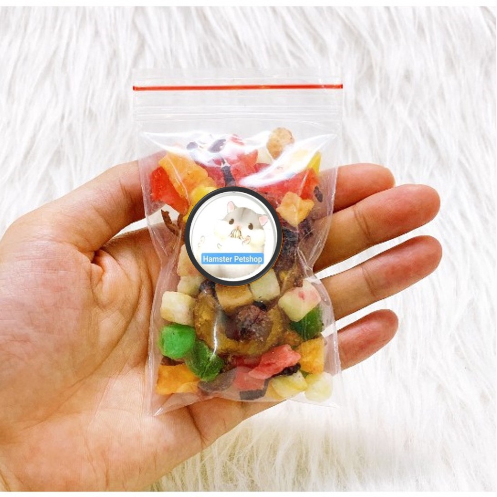 Trái cây sấy lạnh bổ sung vitamin dành cho hamster/sóc/nhím