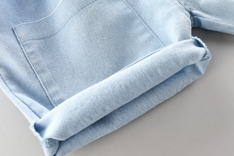 Set Áo polo Tay Ngắn & Quần short denim Cho Bé Trai 0-5 Tuổi