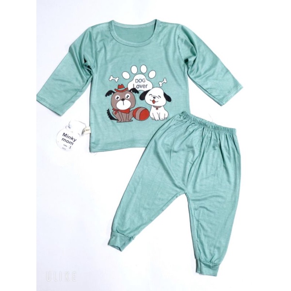 Bô dài tay thun lạnh mikymom hình ngộ nghĩnh cho bé