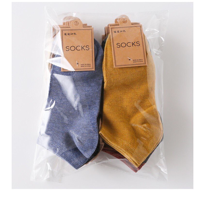 Combo 10 đôi tất vớ  MUỐI TIÊU chất liệu Cotton cổ thấp mềm mịn chống hôi