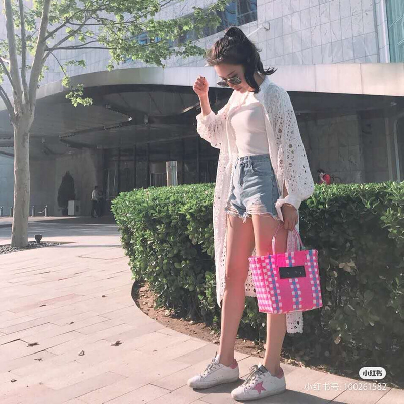 Giỏ Đựng Đồ Bằng Vải Dệt Nhiều Màu Sắc