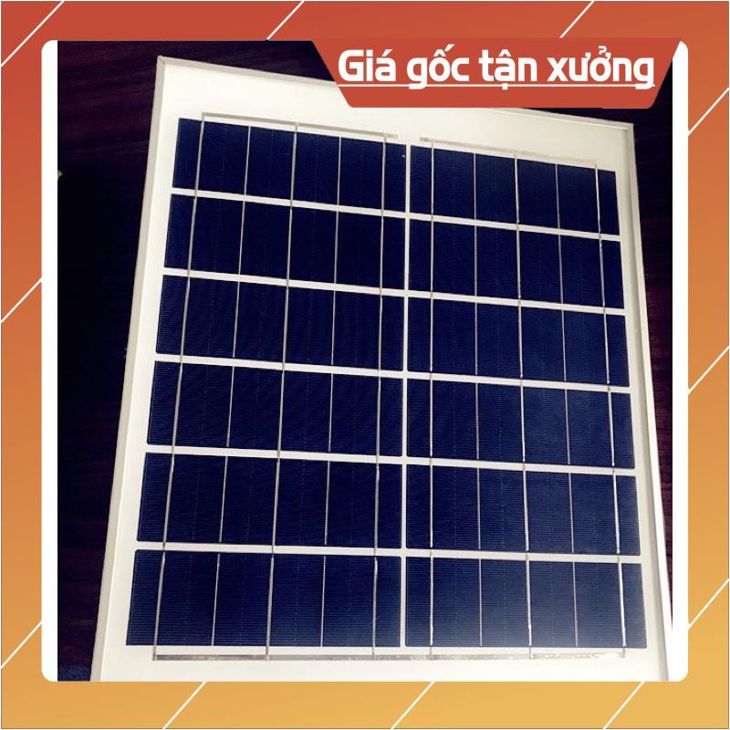 Tấm Pin Năng Lượng Mặt Trời 6V 15W kèm dây 5m và gía đỡ