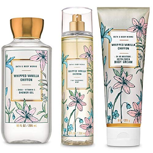 🦋 BST BOLD BLOOMS | Sản Phẩm Tắm Lotion Xịt Thơm Toàn Thân Bath & Body Works | 🌷Whipped Vanilla Chiffon
