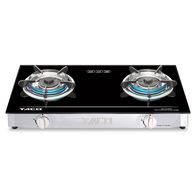 Bếp gas Taco TC-501BB - Khung inox