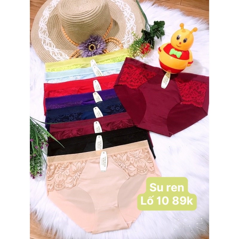 Combo 10 quần lót su ren 89k
