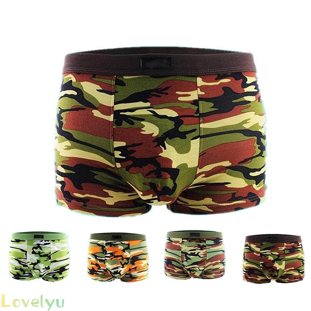 【LOVELYU】Men Striped Boxershorts Sexy Lingerie Panties Breathable Underwear Underpants wIBeJw LKWcgv【Good Quality】