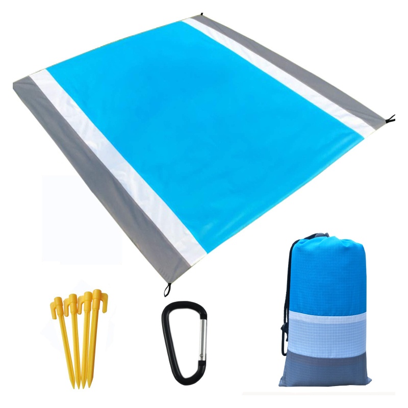 Chăn Gấp Gọn Bỏ Túi Chống Nước Chống Ẩm Chống Cát Chống Nắng Khi Đi Biển