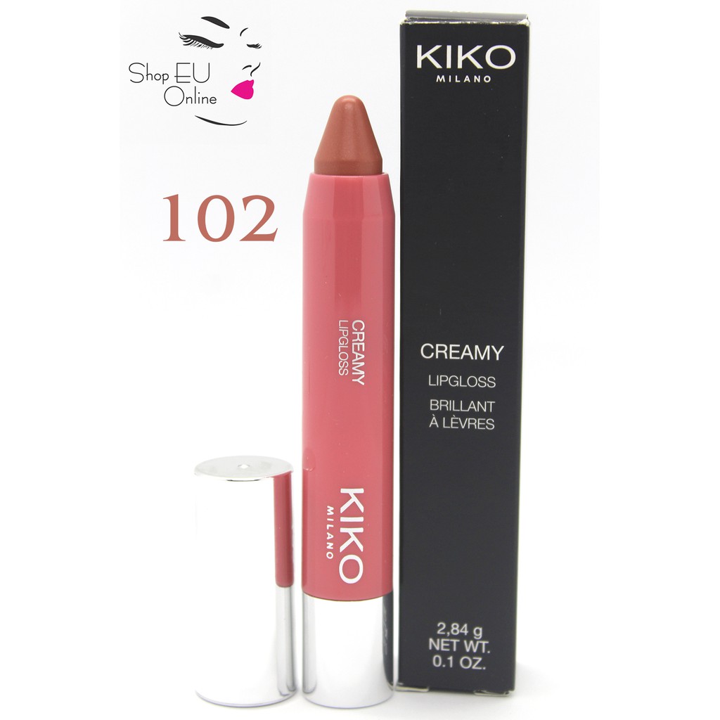 Son bóng Kiko - Creamy Lipgloss Dưỡng Ẩm mềm mượt giúp đôi môi căng mượt - Son kem cô đặc - Kiko Milano Italy