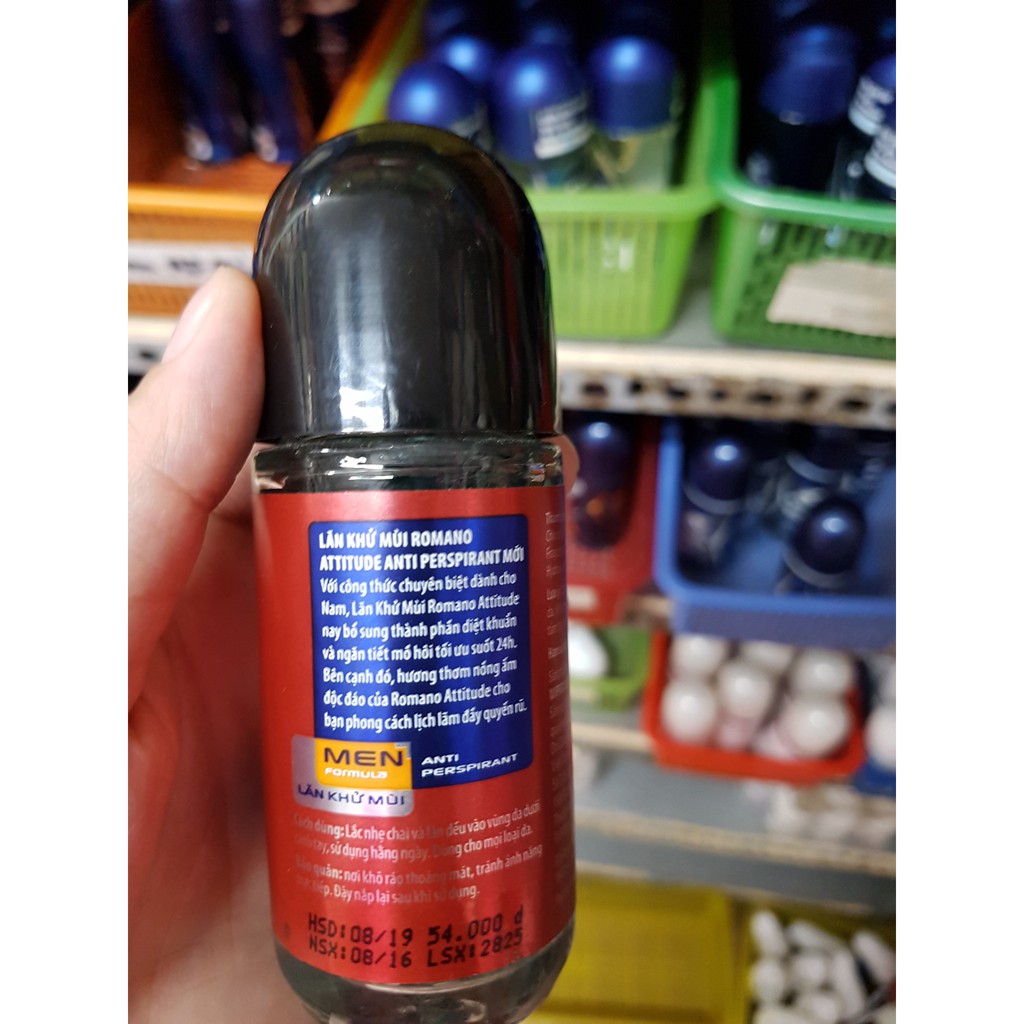 Lăn khử mùi hương nước hoa Romano 50ml Attitude