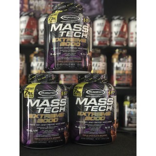 Mass Tech Extreme 2000 size 3kg2 hương Chocolate - Sữa tăng cân tăng cơ cho người gầy lâu năm