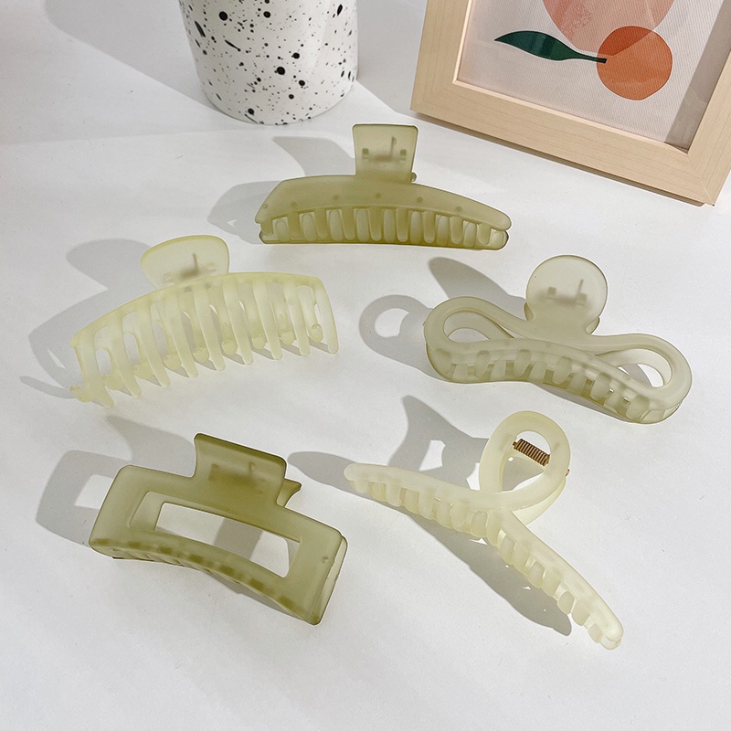 Kẹp tóc hình cá mập màu xanh lá thời trang cho nữ